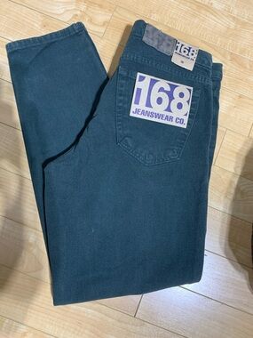 Jeanwear.co 168 Men’s Dark Teal Jeans Vintage made in Canada
